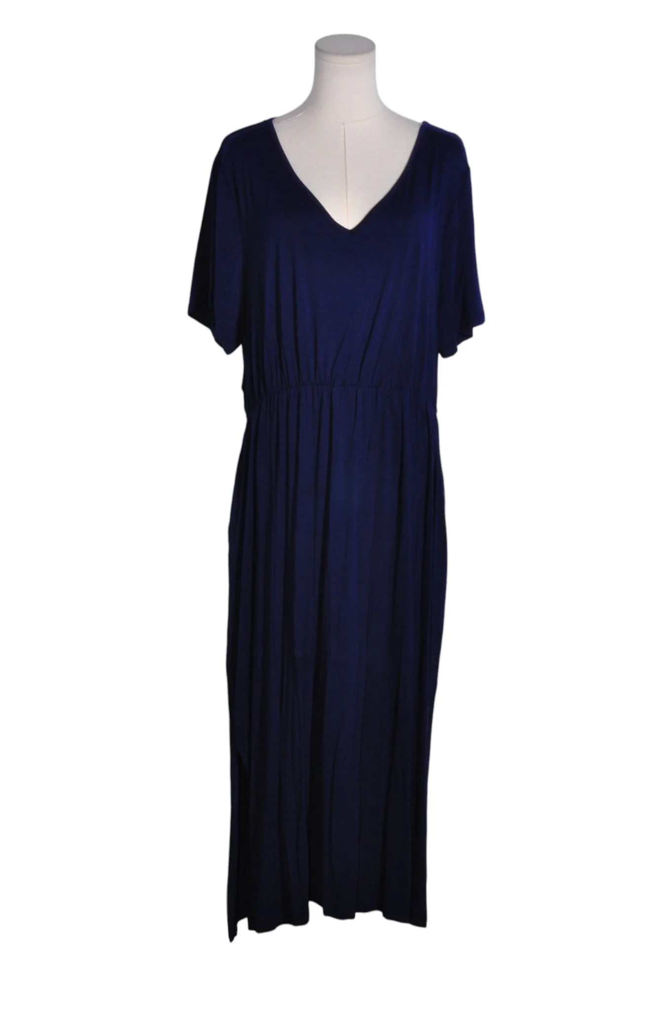 UNBRANDED Women Maxi Dresses Regular fit in Blue - 3XL