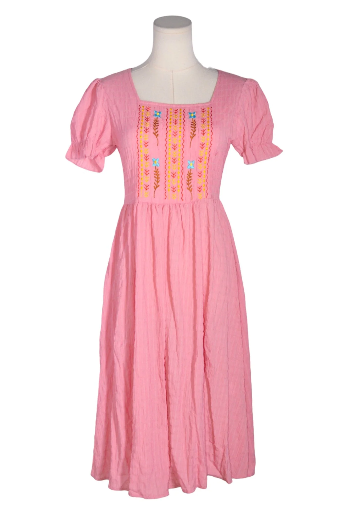 UNBRANDED Women Midi Dresses Regular fit in Pink - M