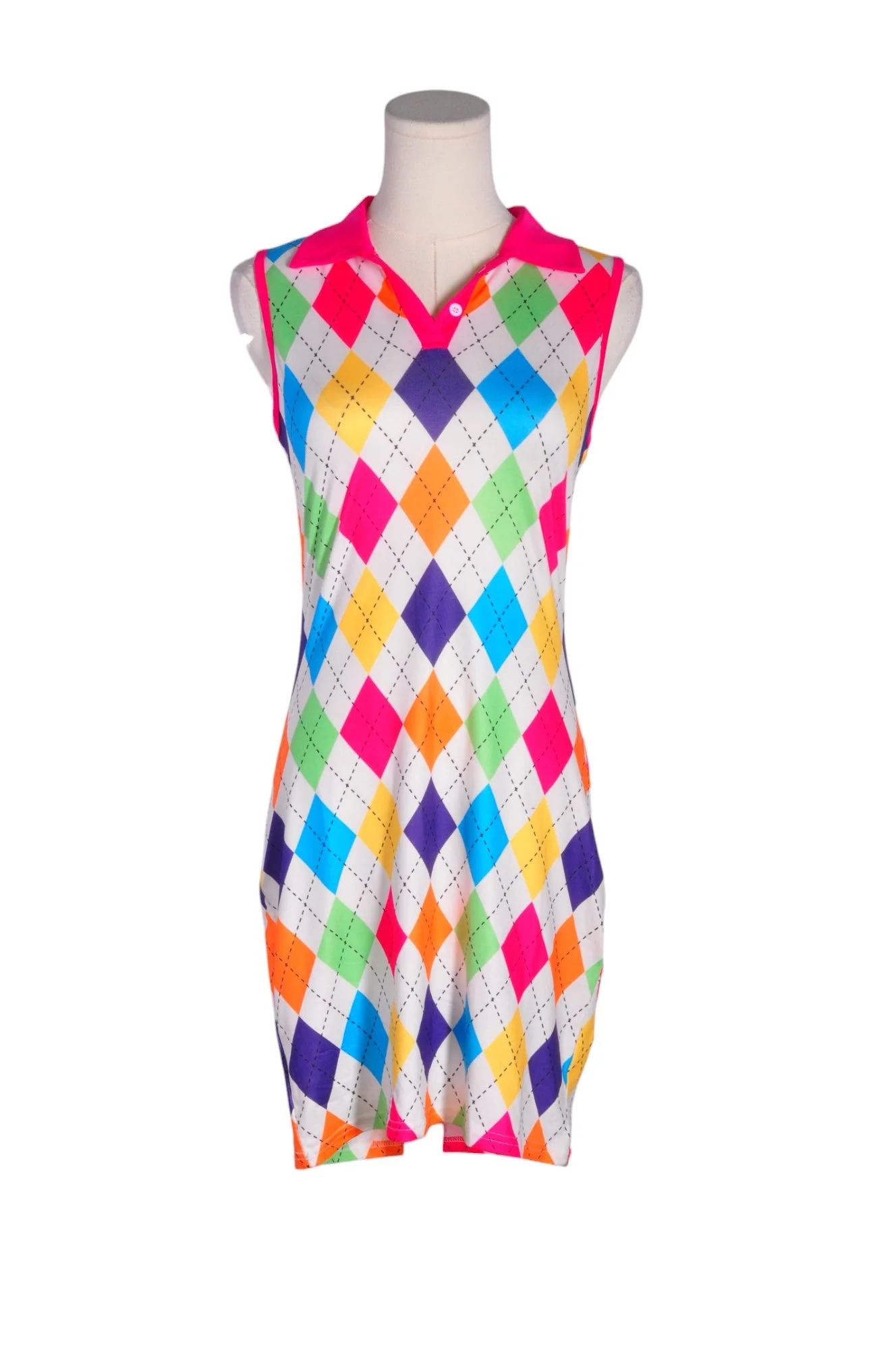 UNBRANDED Women Midi Dresses Regular fit in Pink - S