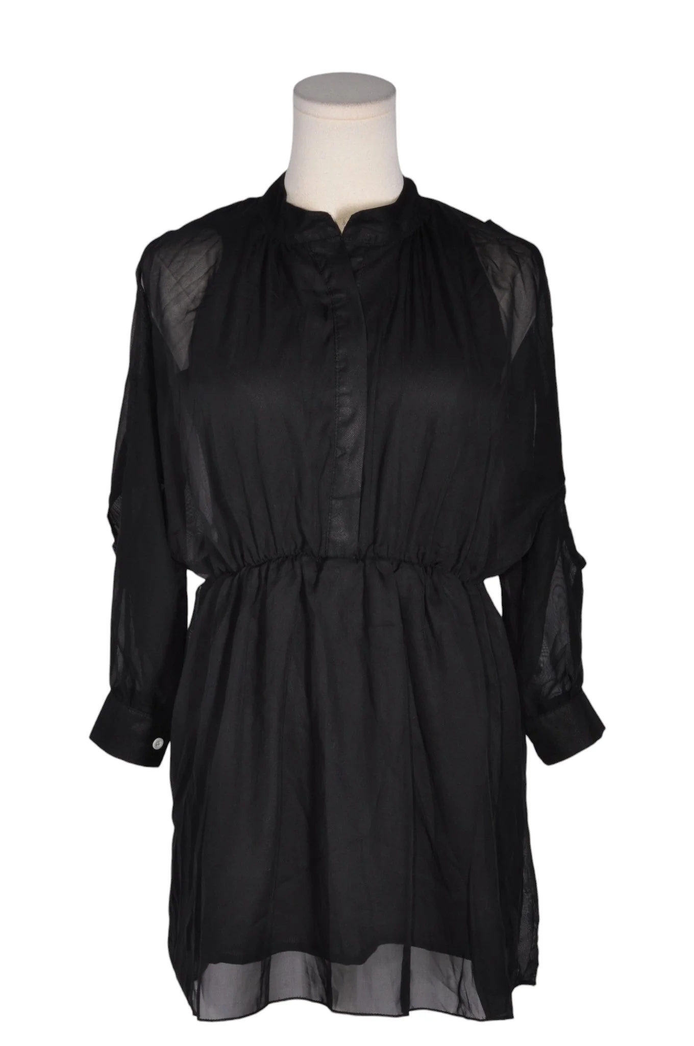 UNBRANDED Women Shirt Dresses Regular fit in Black - 4