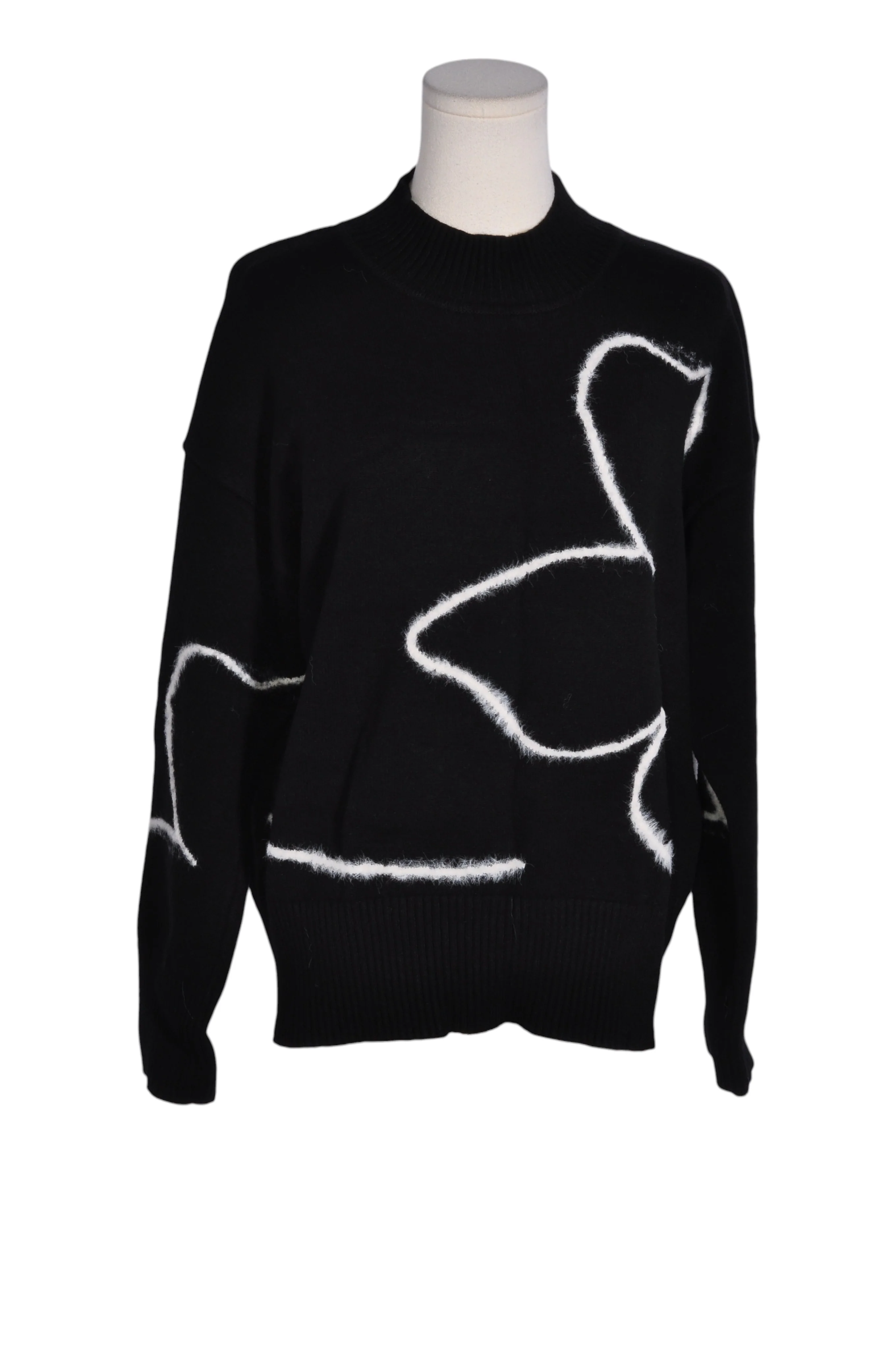 UNBRANDED Women Sweaters Regular fit in Black - XL