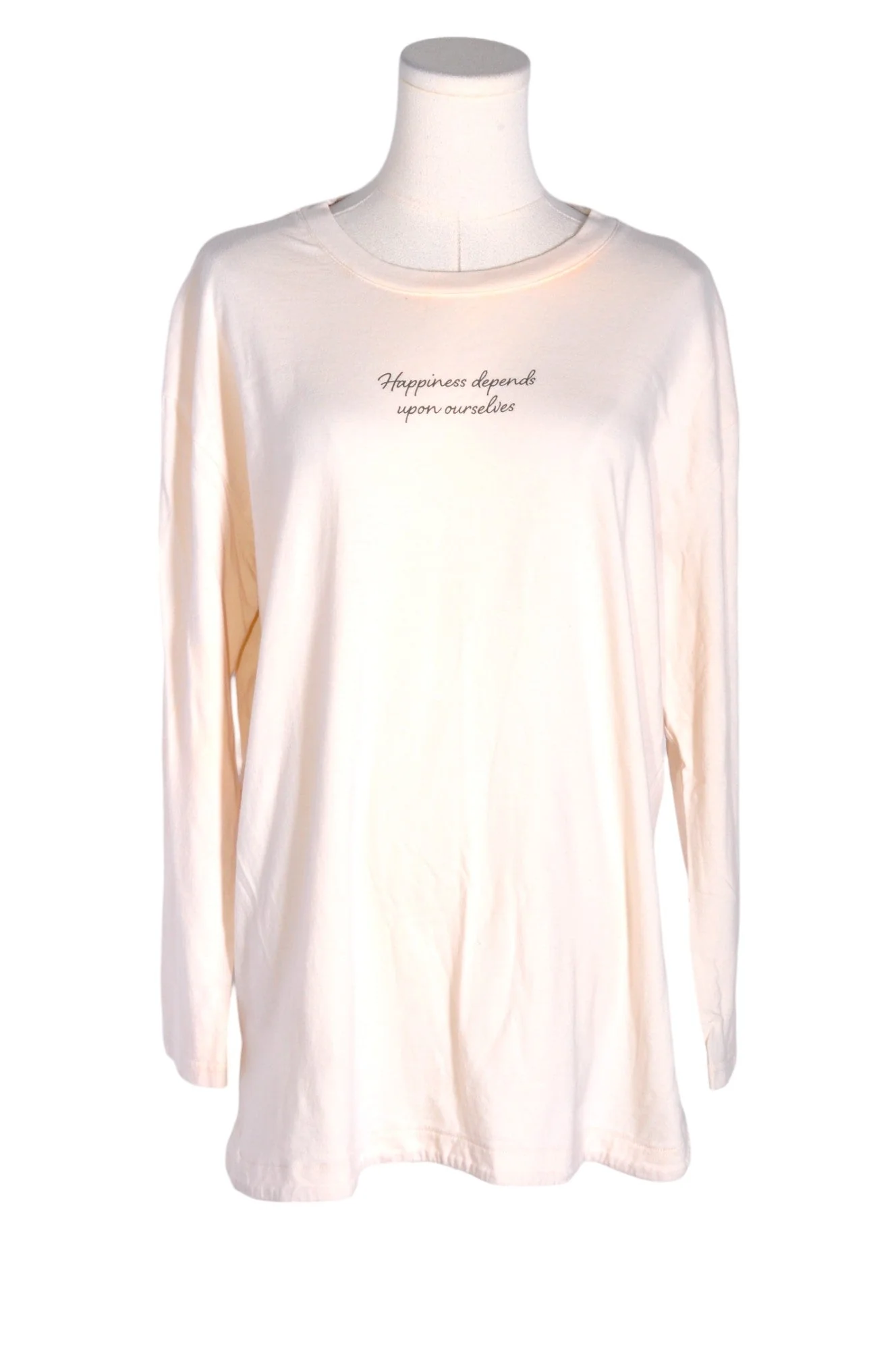 UNBRANDED Women T-Shirts Regular fit in Beige - L