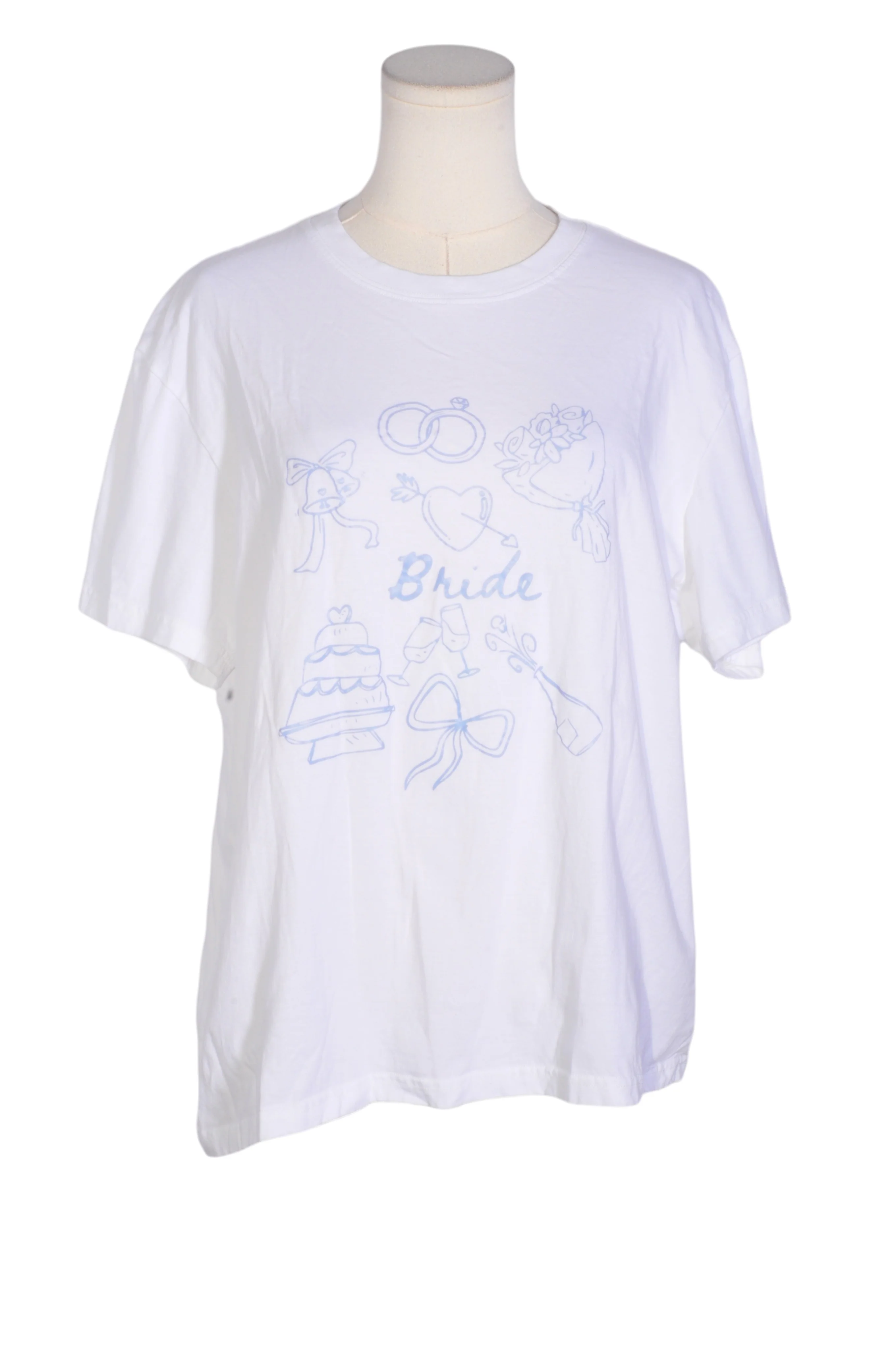 UNBRANDED Women T-Shirts Regular fit in White - XL