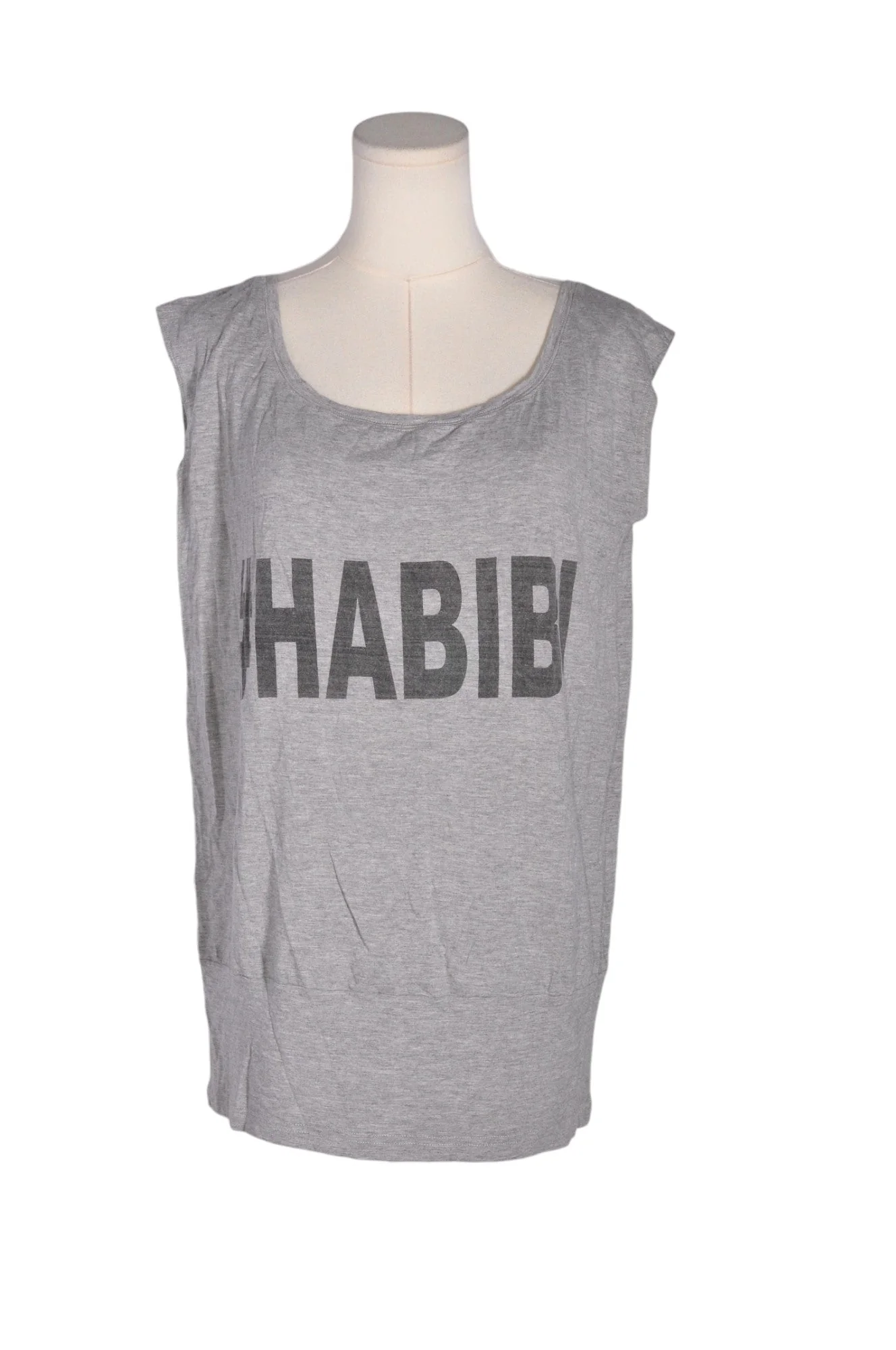 UNBRANDED Women Tank Tops Regular fit in Gray - L