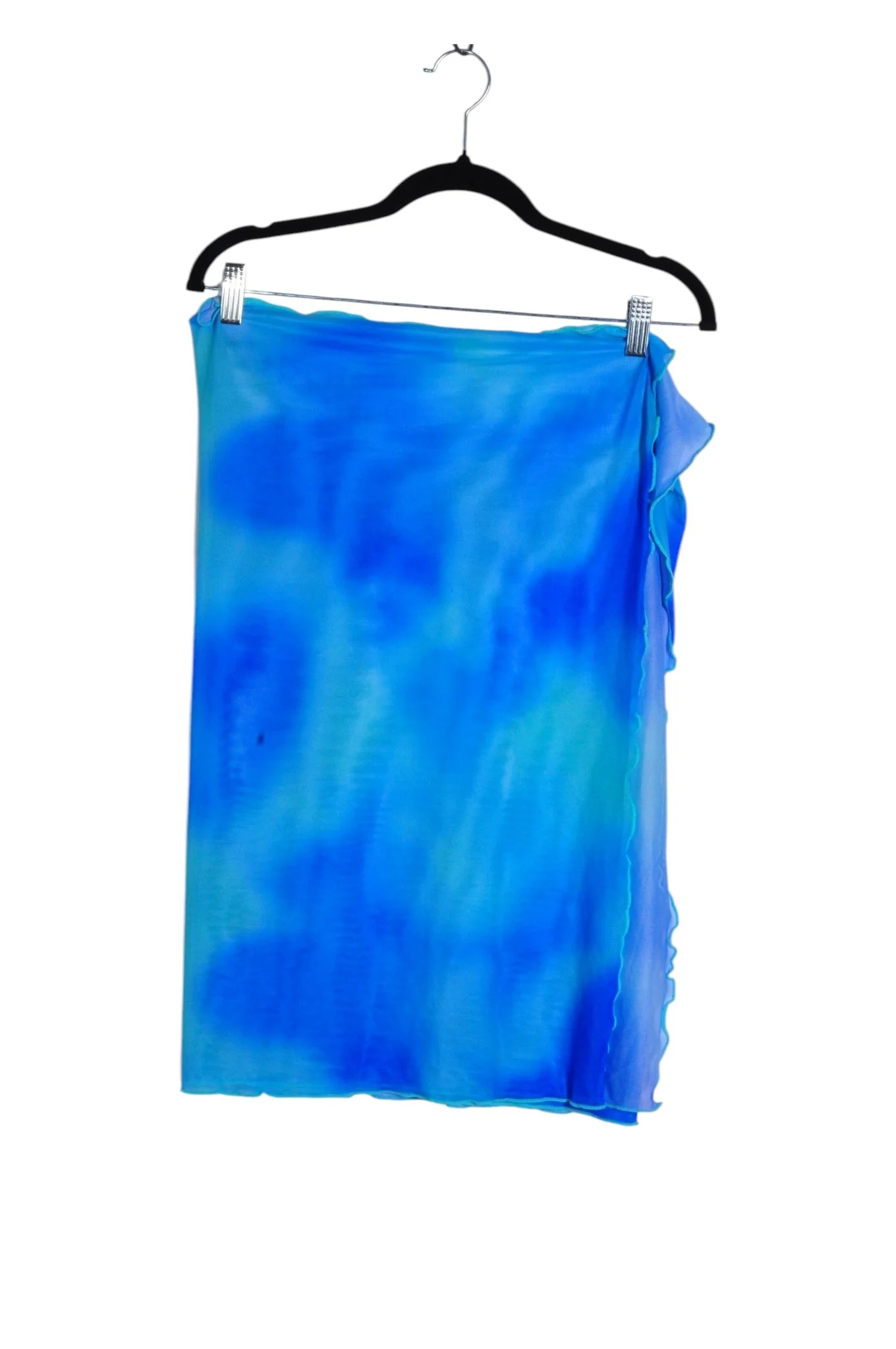 UNBRANDED Women Wrap Skirts Regular fit in Blue - XL