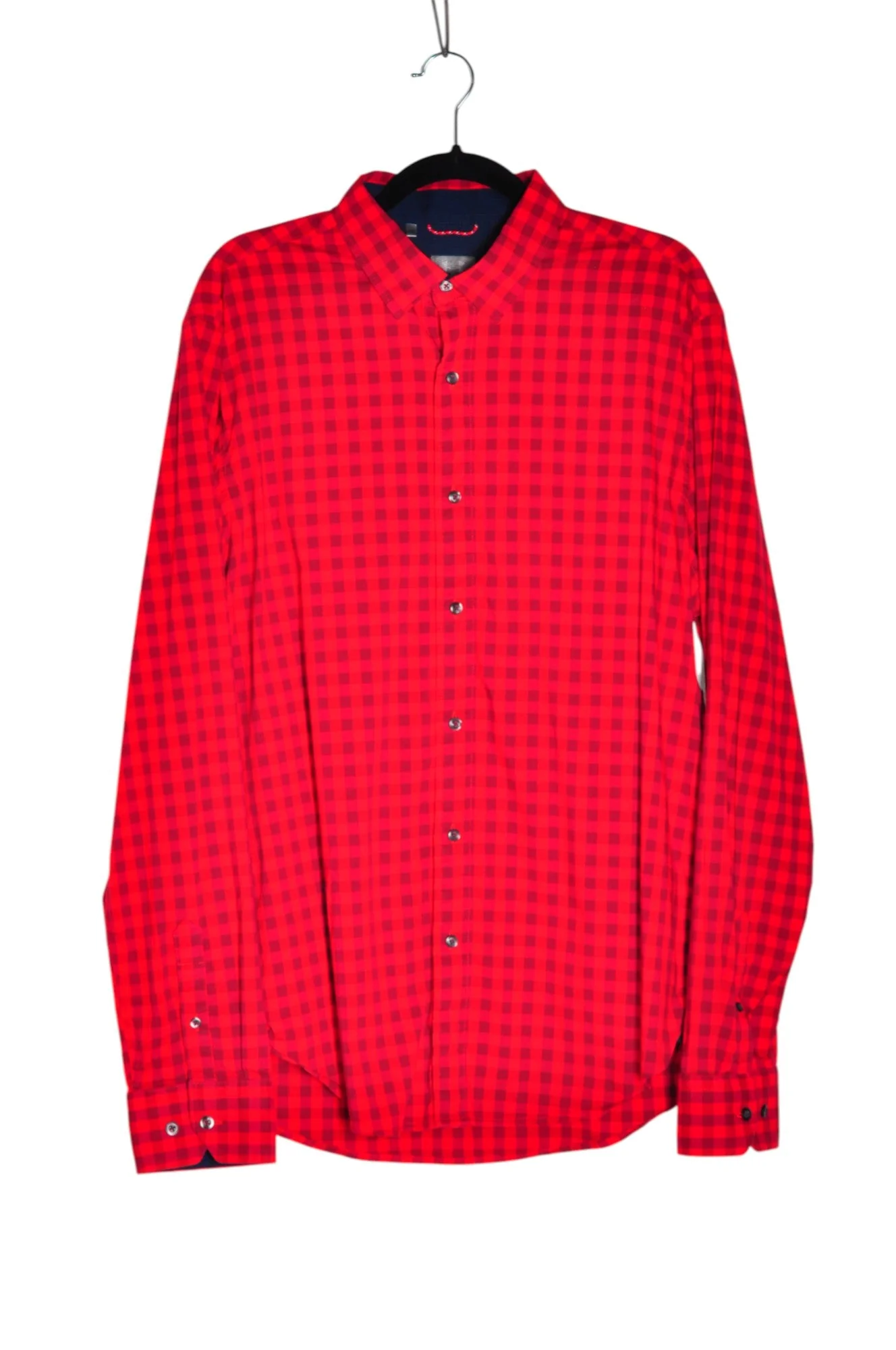 UNDER ARMOUR Men Button Down Tops Regular fit in Red - XL