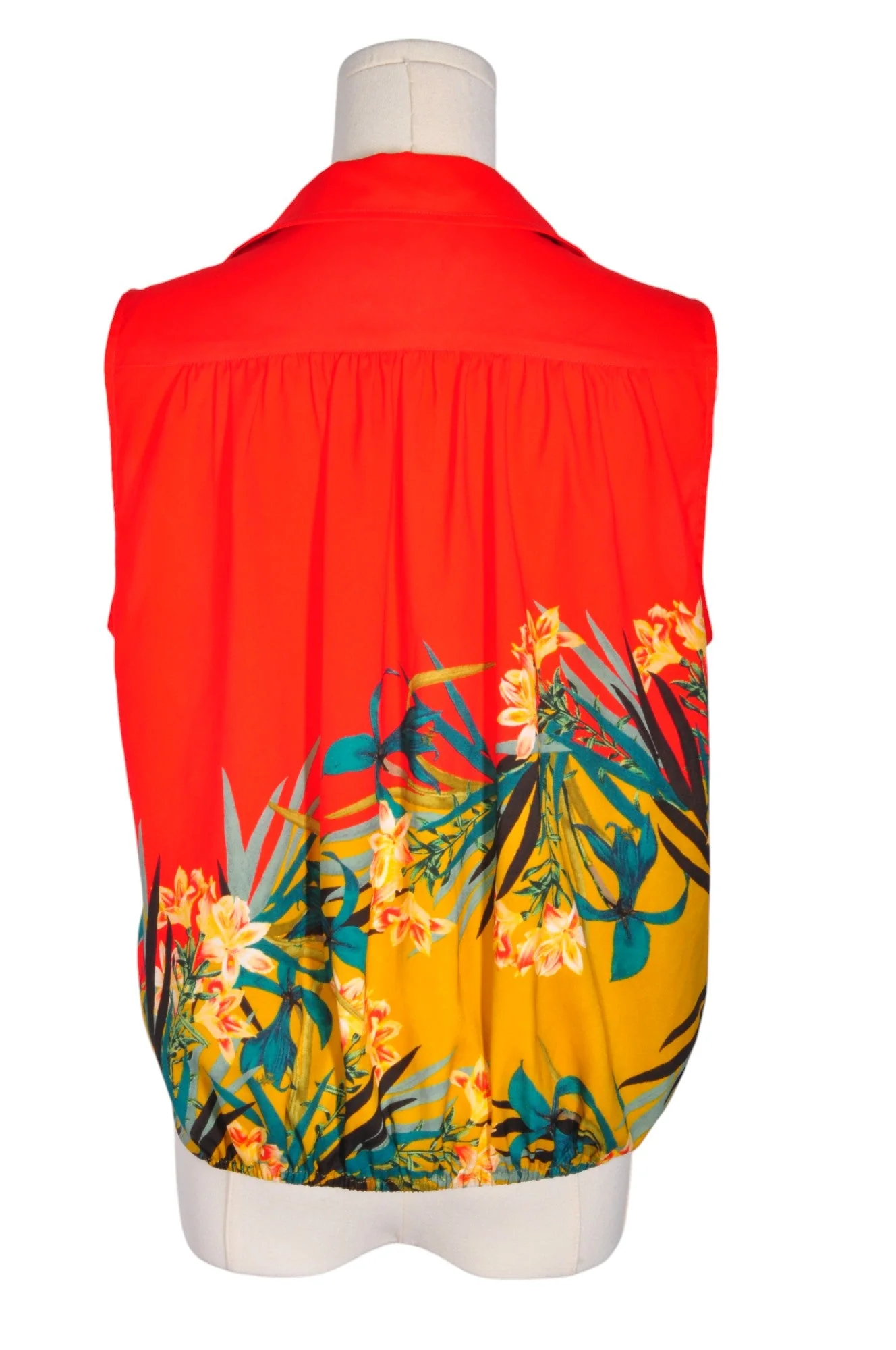 VINCE CAMUTO Women Button Down Tops Regular fit in Orange - M - Image 2