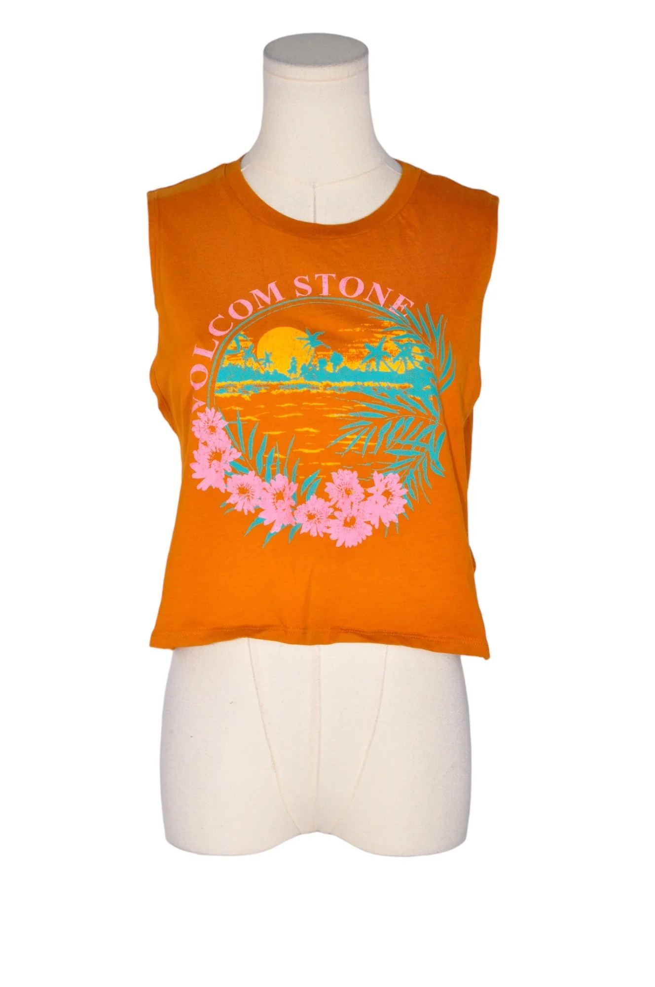 VOLCOM Women Tank Tops Regular fit in Orange - M