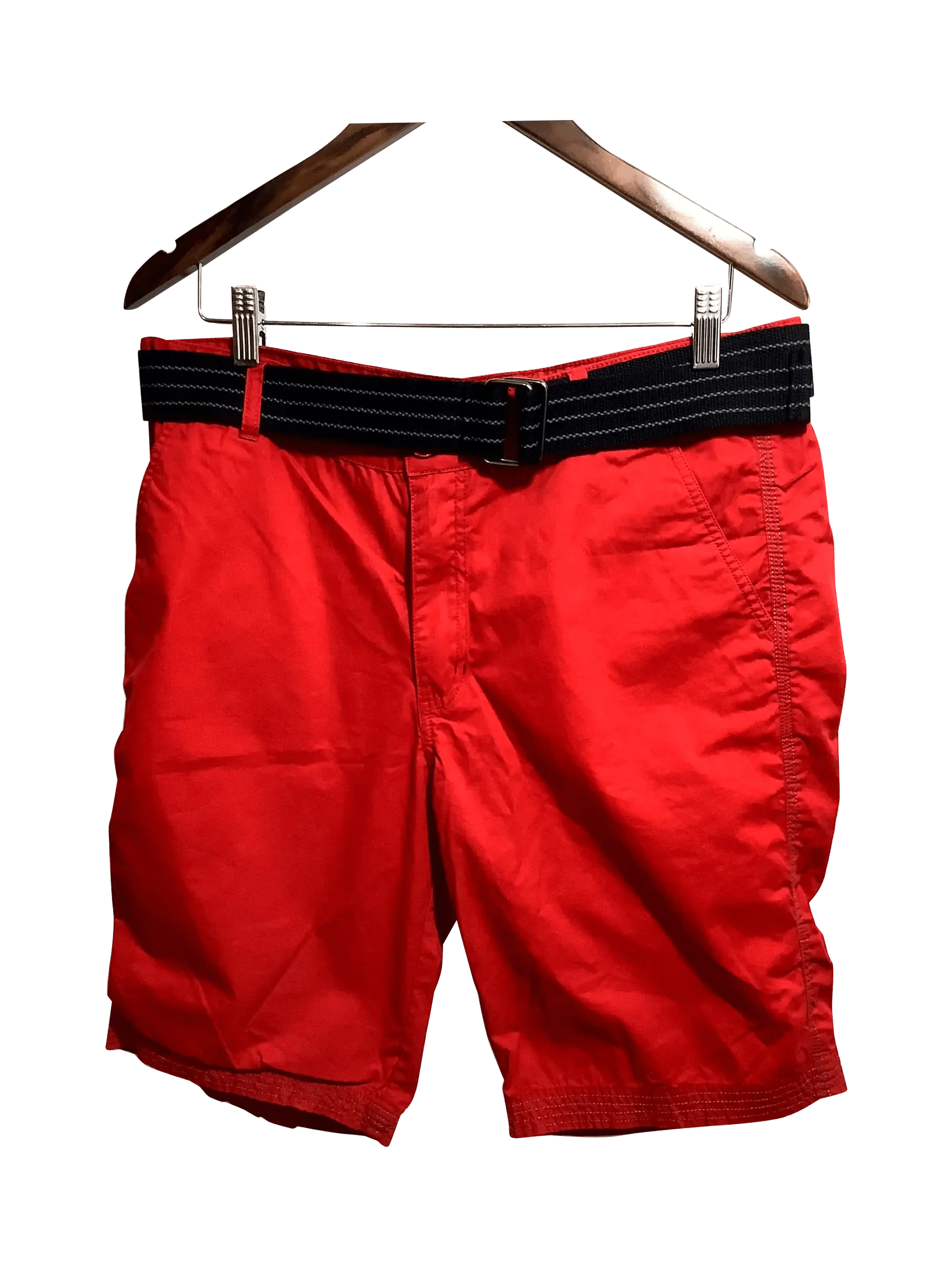 GUESS Regular fit Pant Shorts in Red - 34