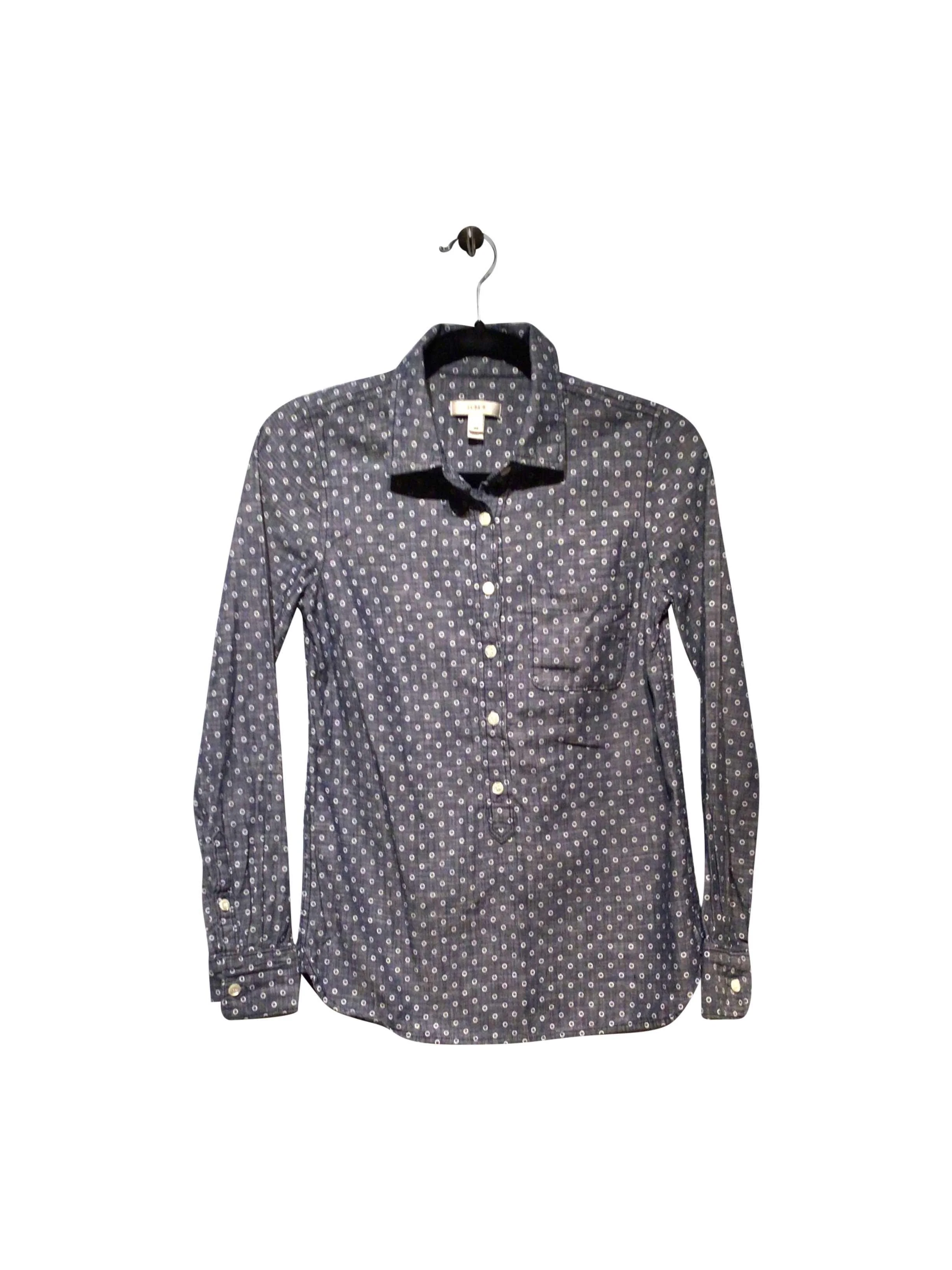 J. CREW Regular fit Button-down Top in Blue  -  0