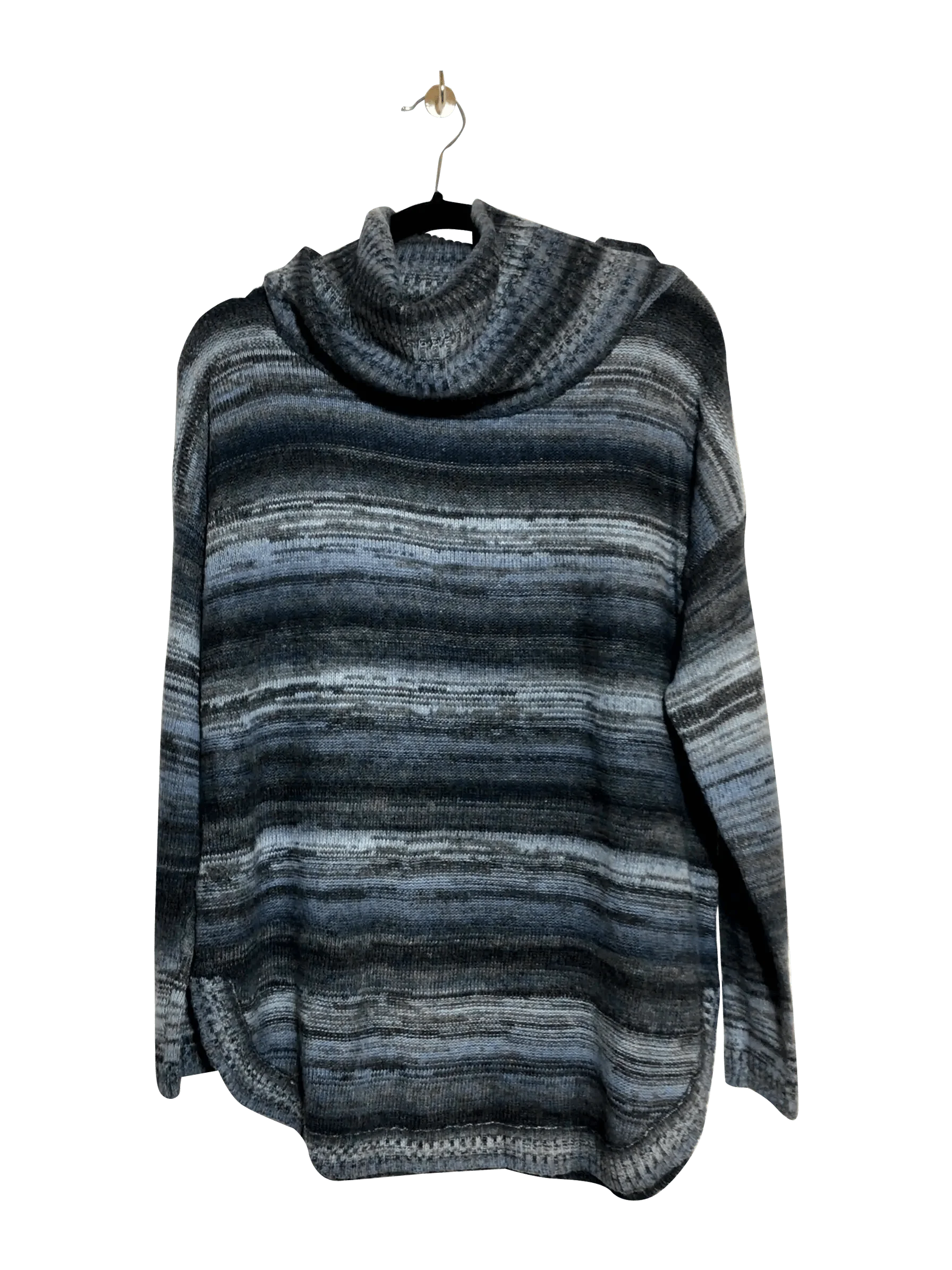 SISTERS Regular fit Turtleneck Top in Blue  -  S
