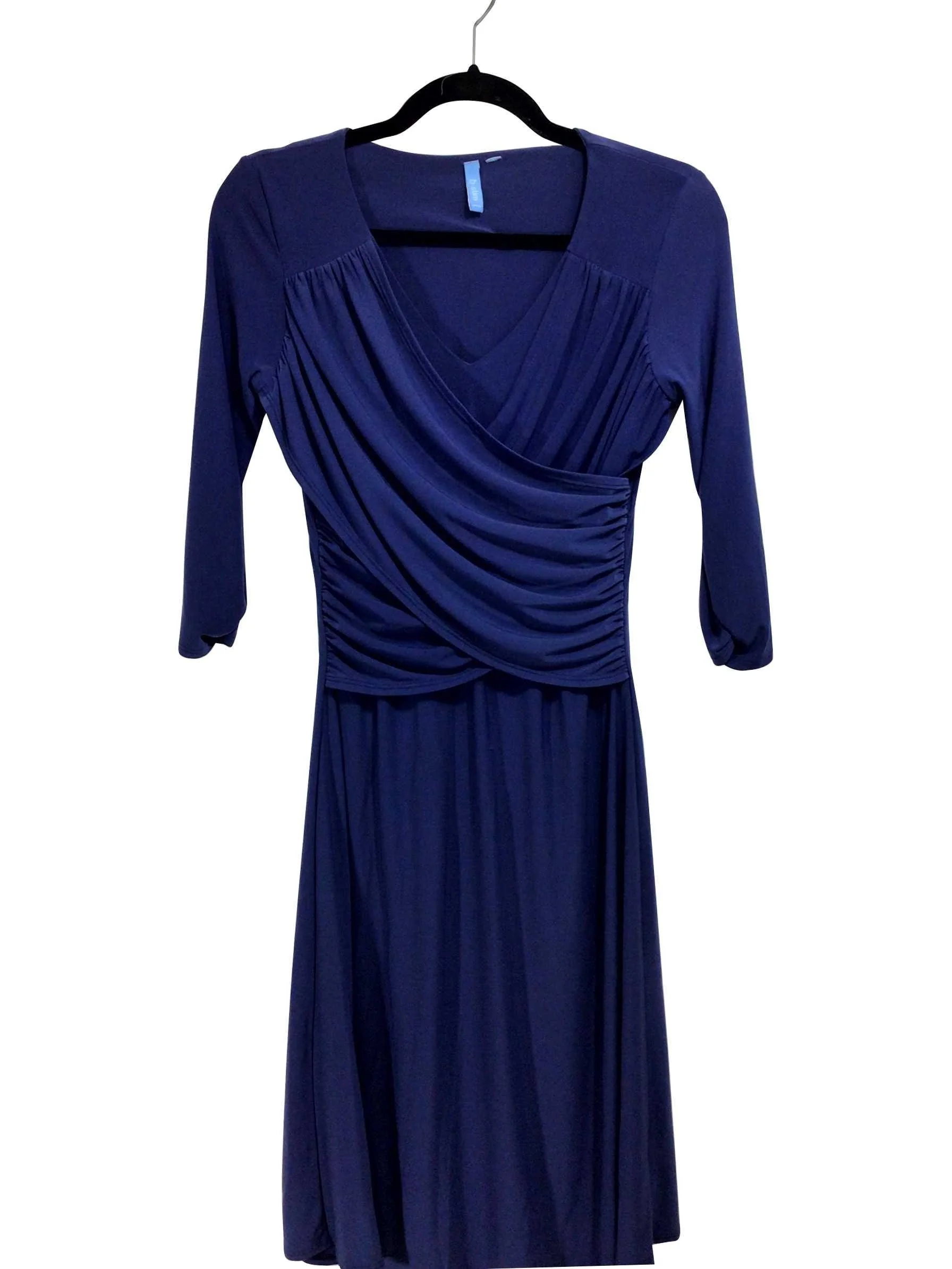 B SLIM Regular fit Wrap Dress in Blue - S