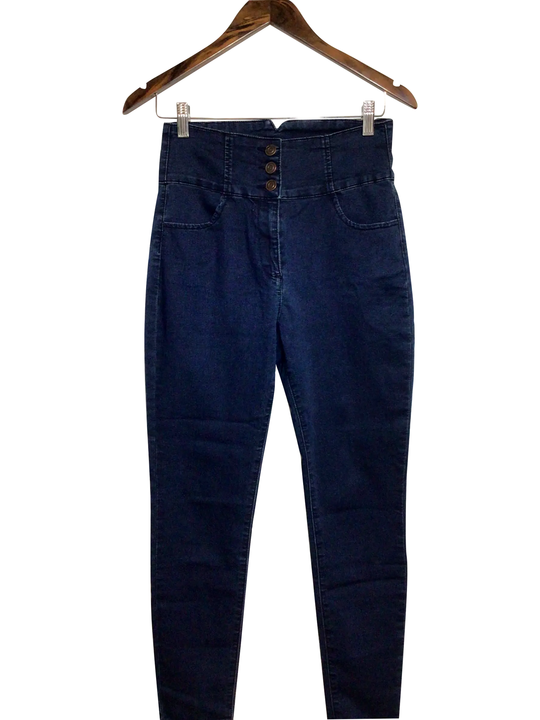 FOREVER 21 Regular fit Straight-legged Jean in Blue  -  27