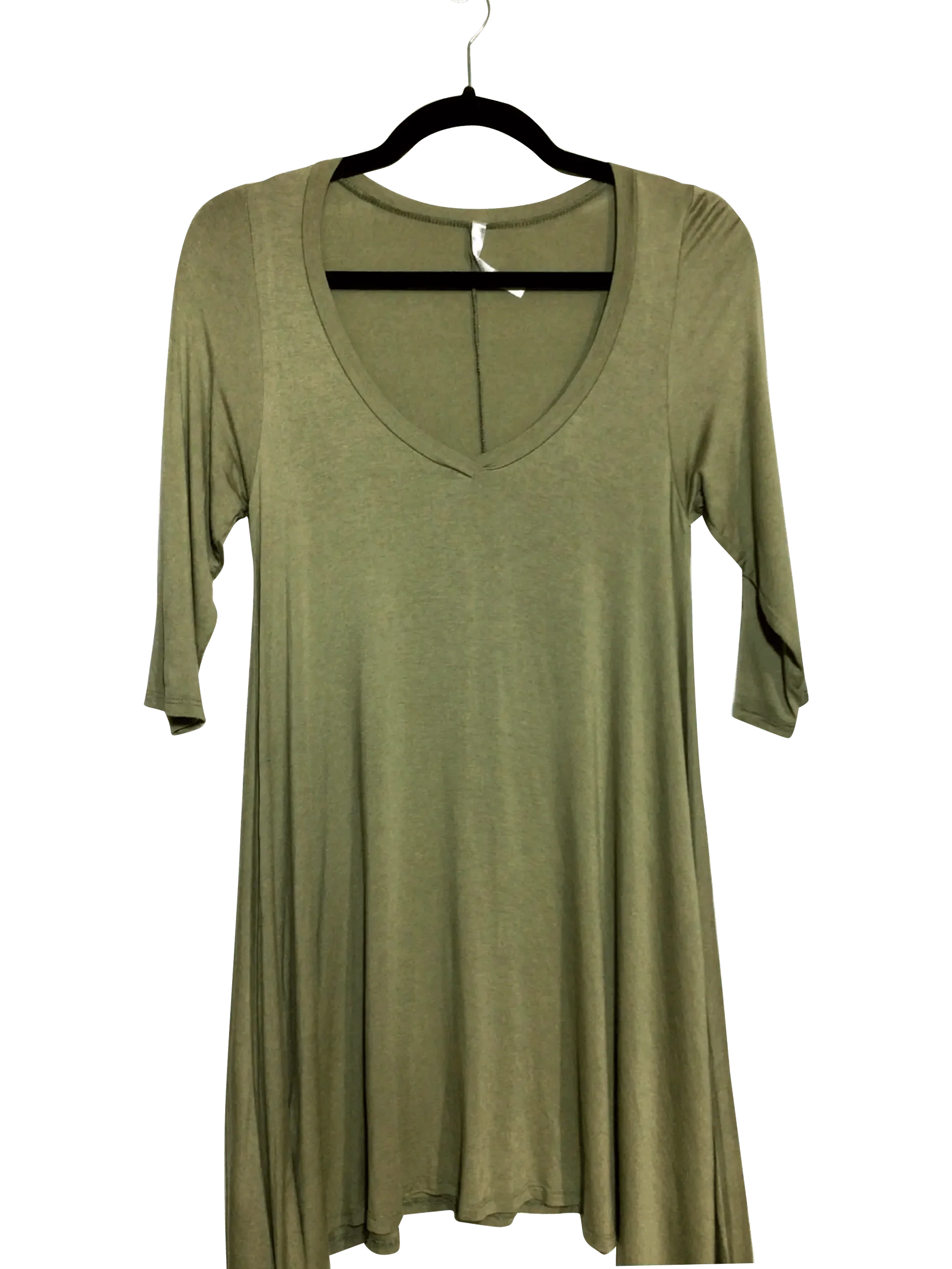 LANI CALIFORNIA Regular fit Shift Dress in Green  -  S