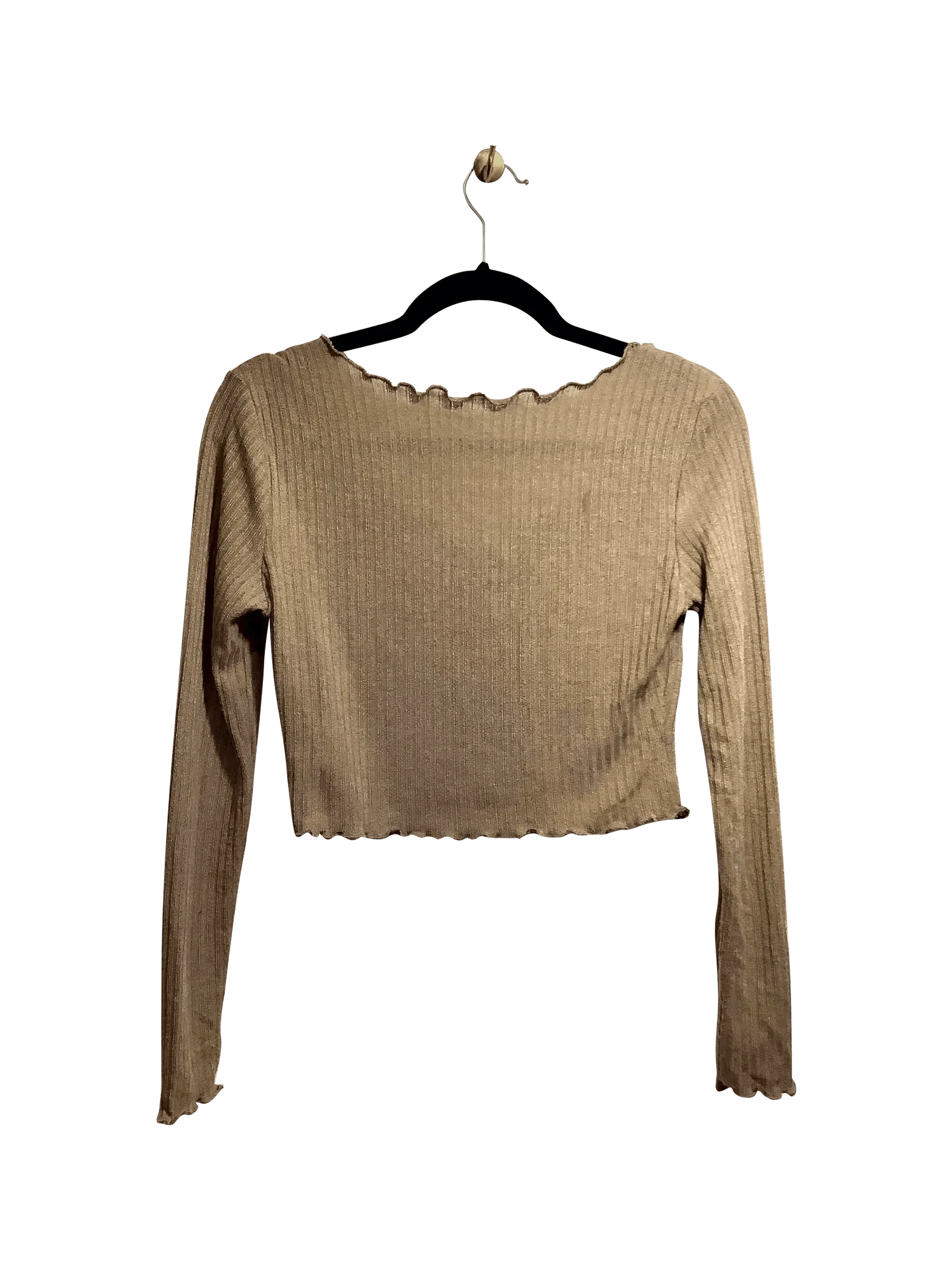 SHEIN Regular fit Crop top in Brown - S - Image 2