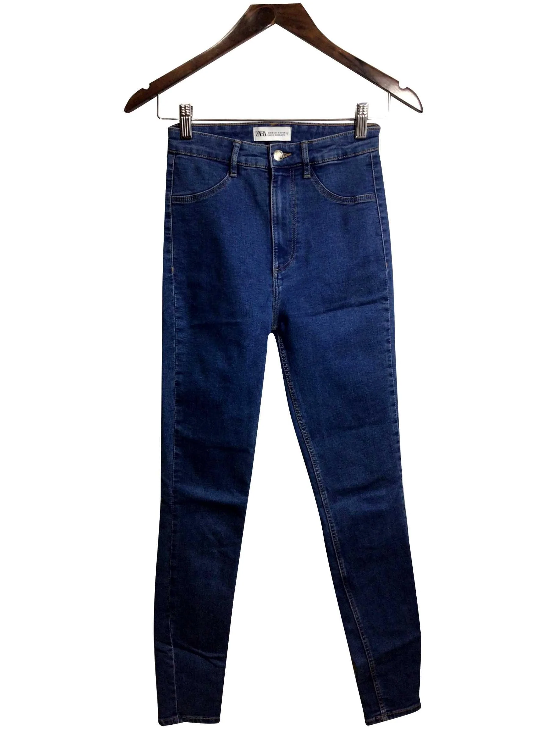ZARA Regular fit Straight-legged Jeans in Blue - 4