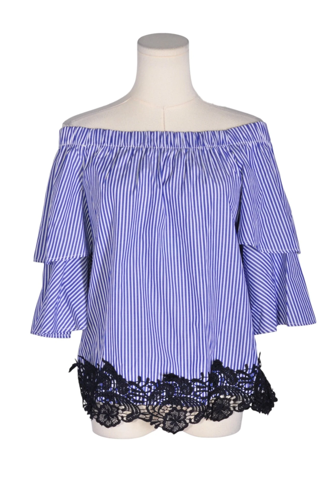 ZARA Women Blouses Regular fit in Blue - L