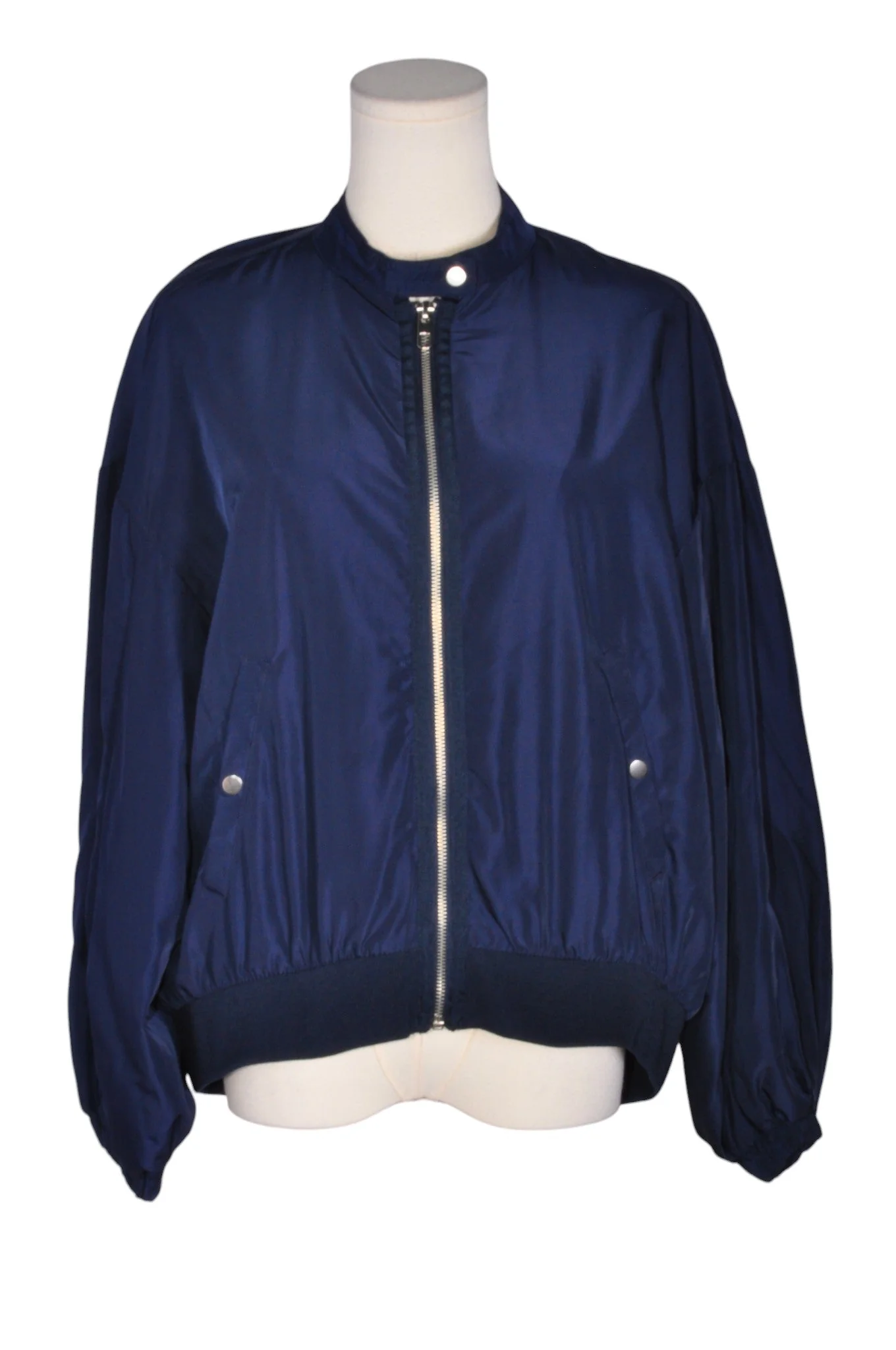 ZARA Women Bombers Jackets Regular fit in Blue - S