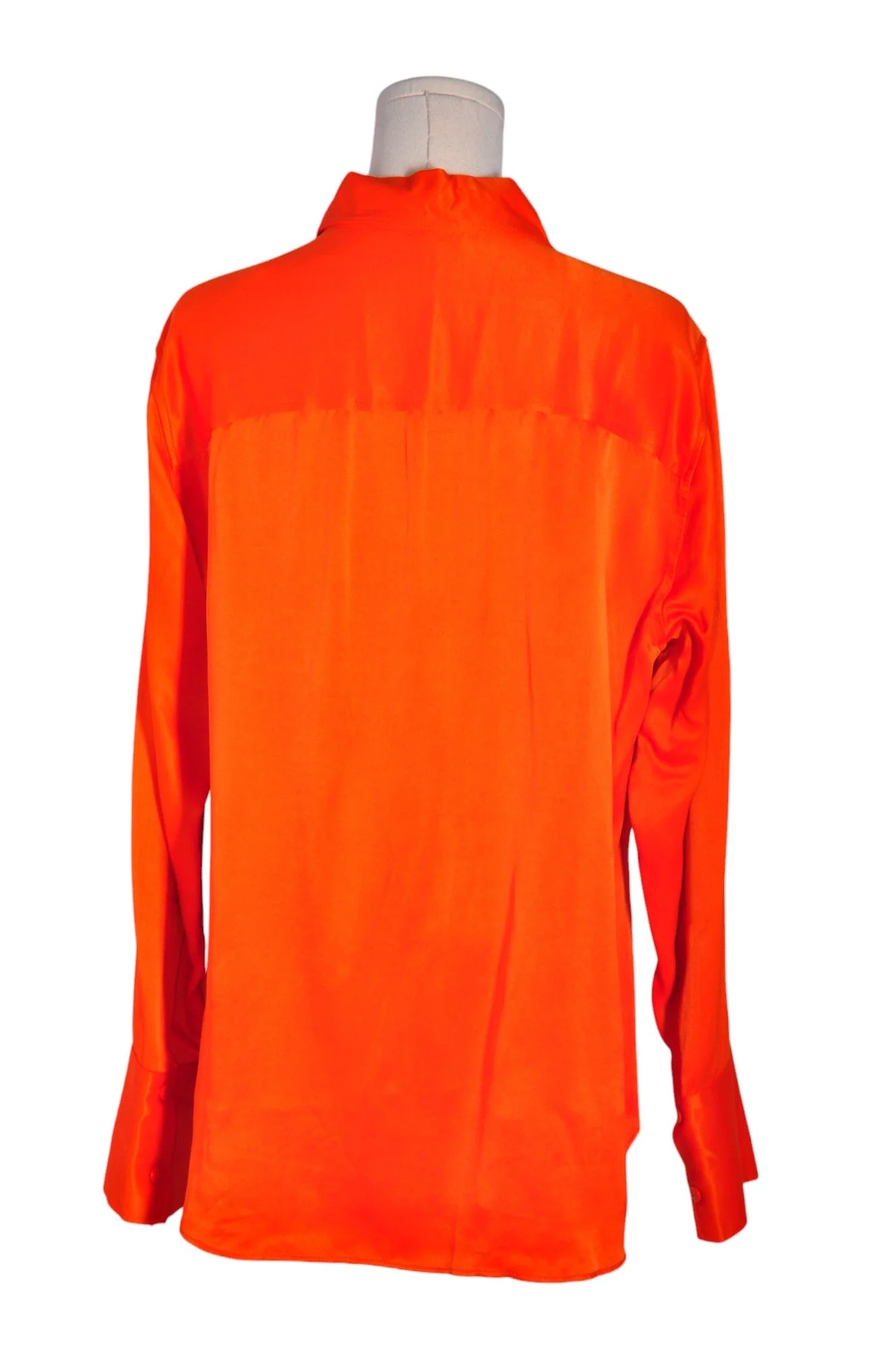 ZARA Women Button Down Tops Regular fit in Orange - XXL - Image 2
