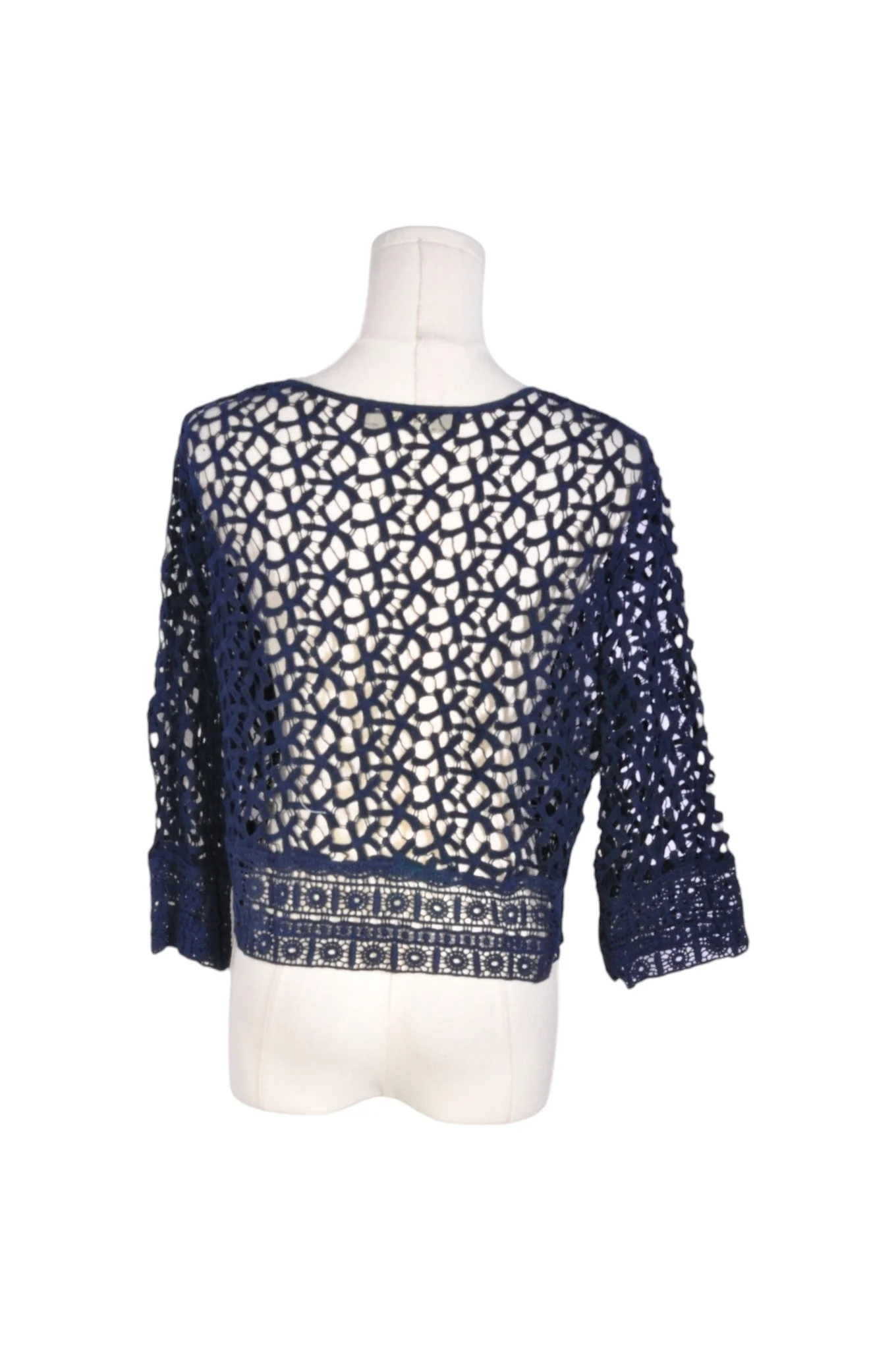 ZARA Women Knit Tops Regular fit in Blue - L - Image 2
