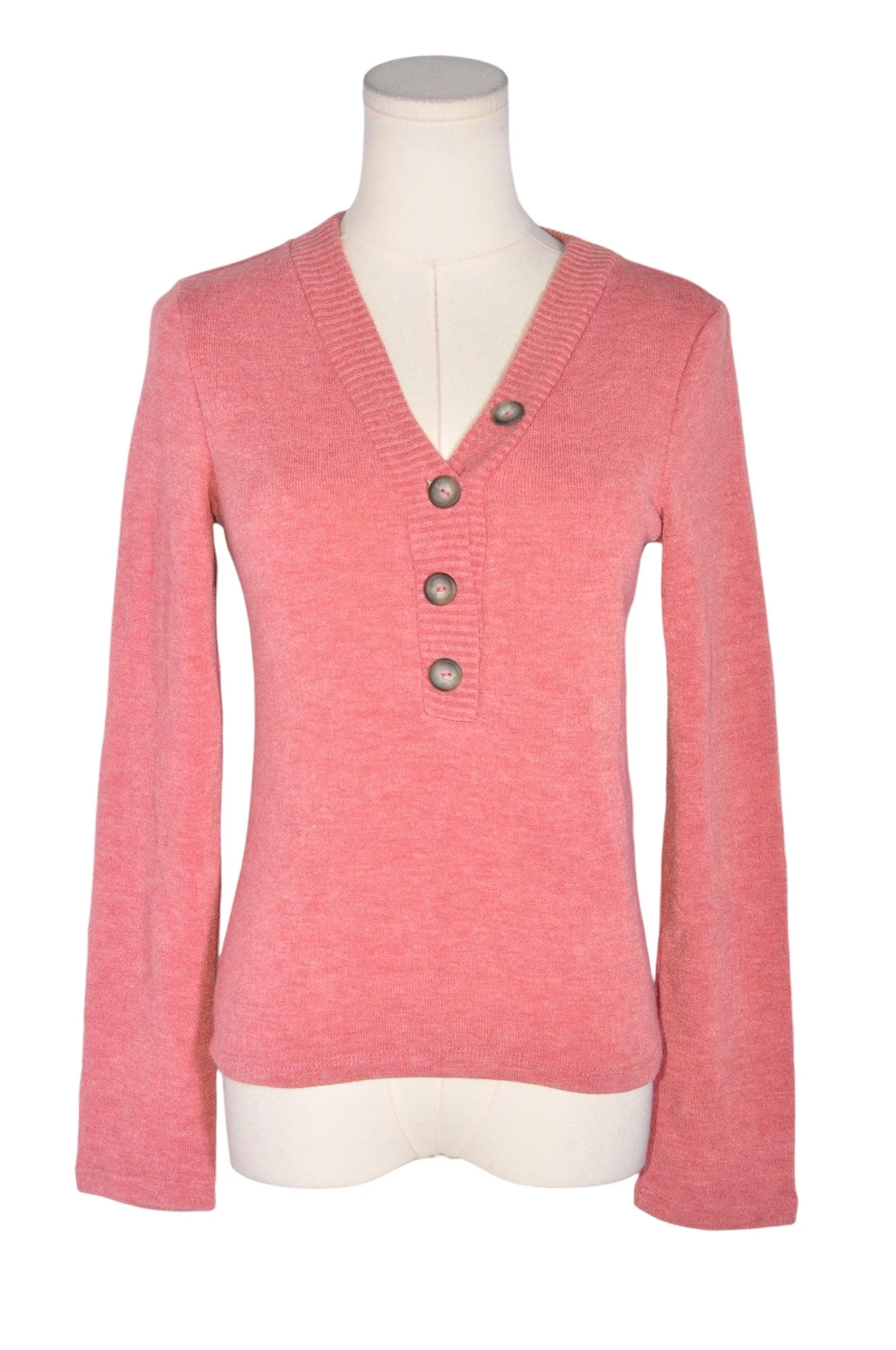 ZARA Women Knit Tops Regular fit in Pink - S