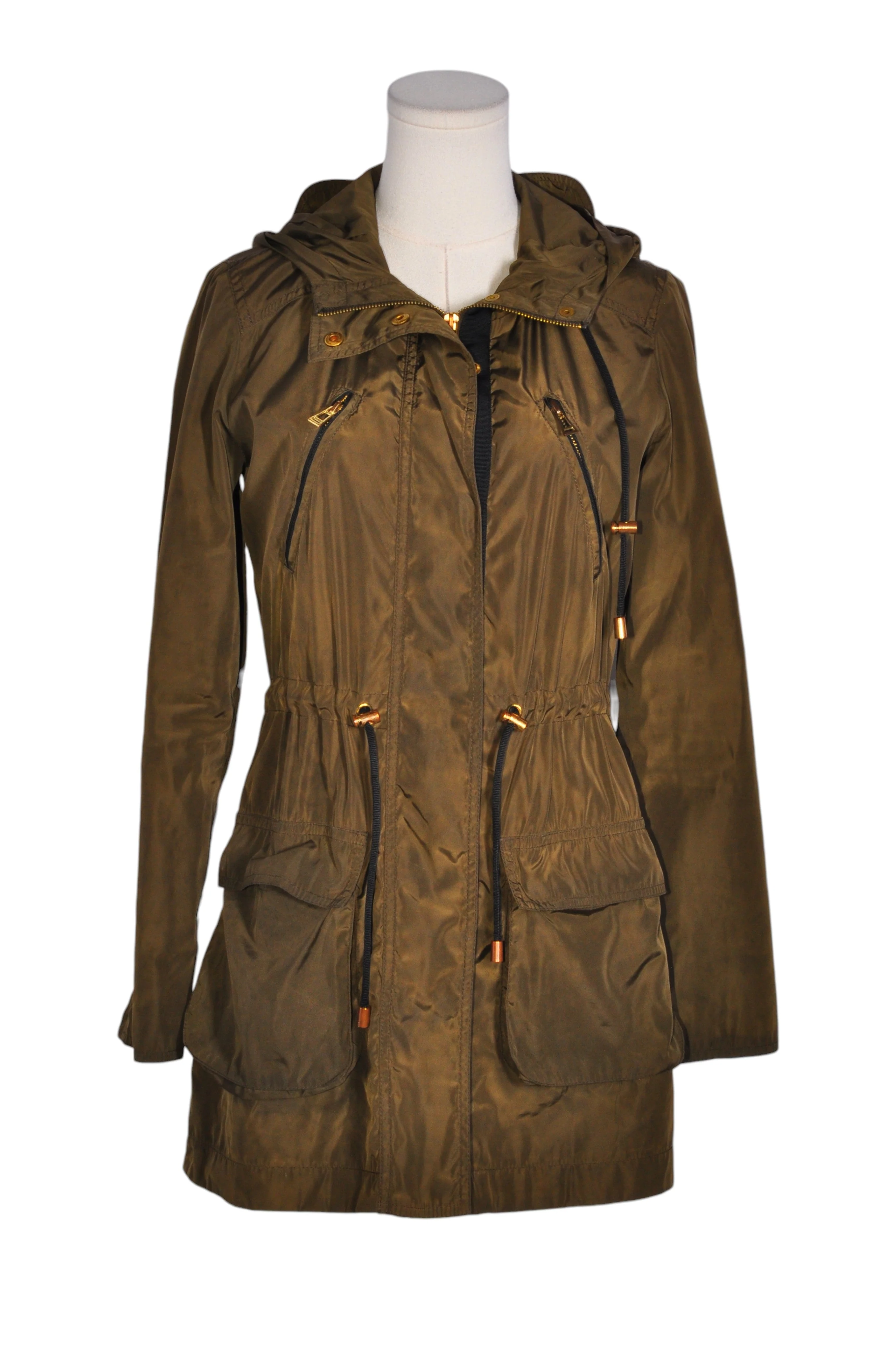 ZARA Women Parkas Regular fit in Green - XS