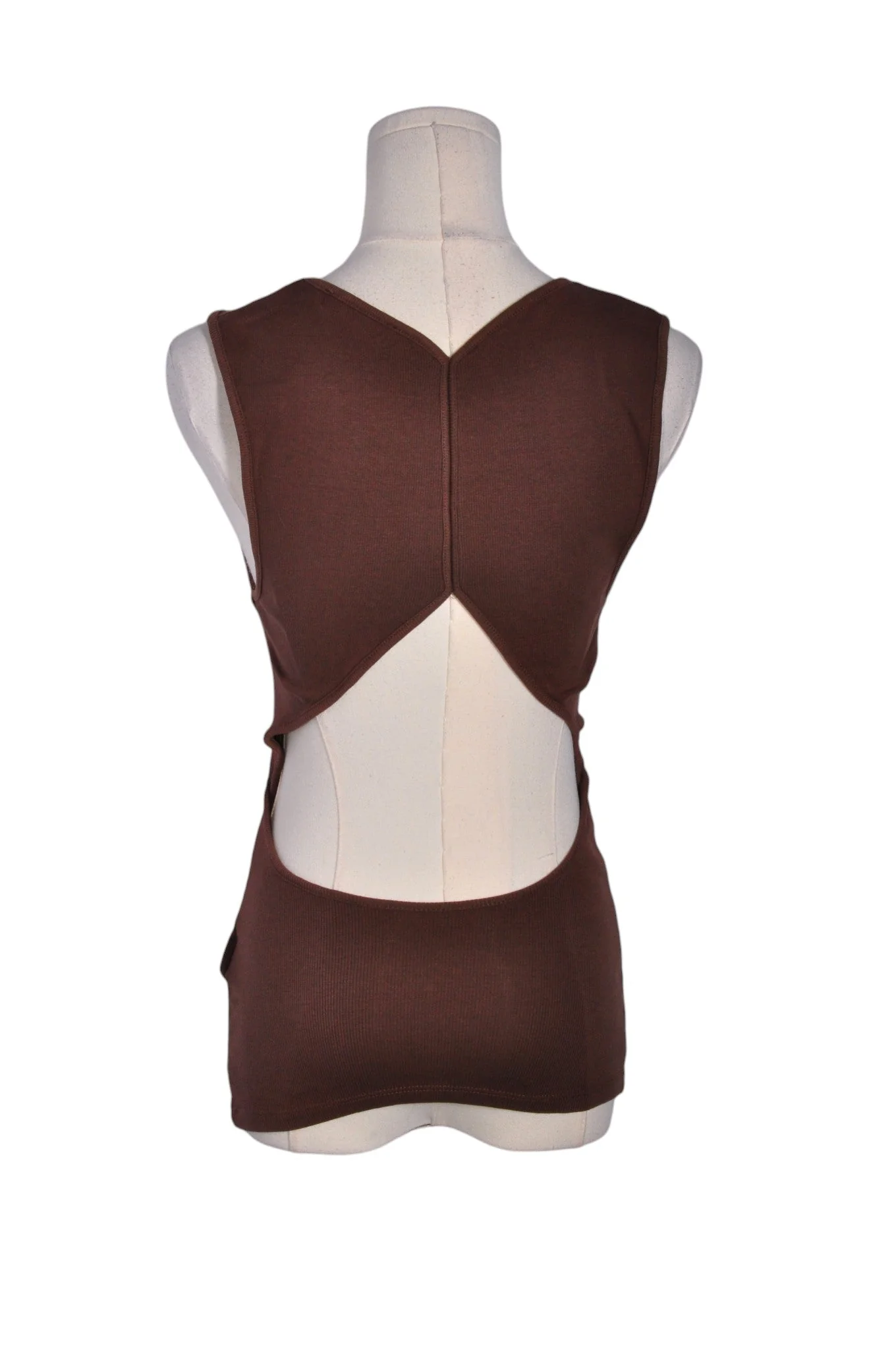 ZARA Women Tank Tops Regular fit in Brown - M - Image 2