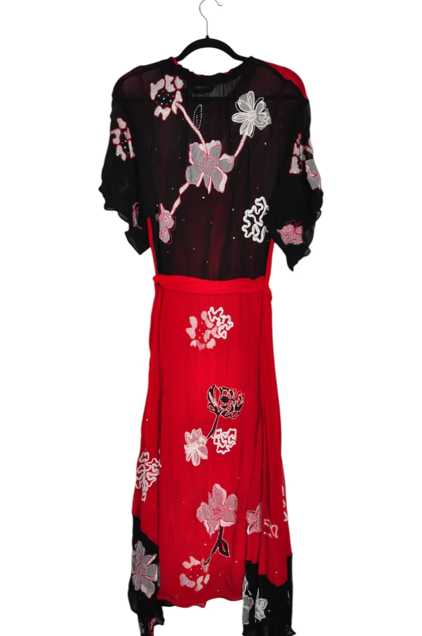 ZARA Women Wrap Dresses Regular fit in Red - M - Image 2
